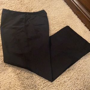 Black curvy fit slacks